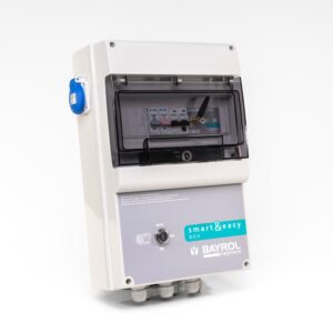 Bayrol Smart & Easy poolkontroll för Bayrol Salt med 4 relæudgang, indbygget i kabinet