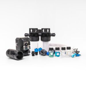 pH-sensor, glassats inklusive doseringspump