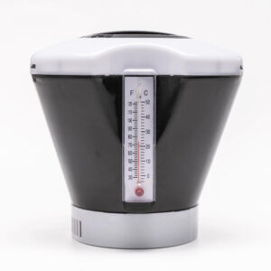 Comfortana klor dispenser  17 cm. Med termometer Svart/Vit