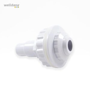 Inlopp till stålbassäng m/packningar och adapter.