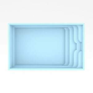 Fiberpool modell Oslo 10 x 3,5 x 1,55 m