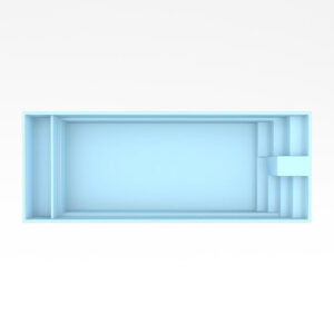 Fiberpool modell Amsterdam 9,7 x 3,7 x 1,60 m