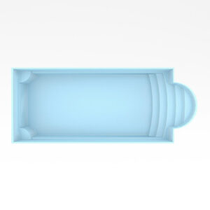 Fiberpool modell London 8 x 3,2 x 1,55 m