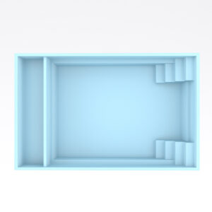 Fiberpool, model San Sebastian   6,1 x 3,75 x 1,50