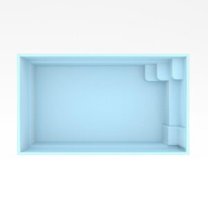 Fiberpool modell San Marino 4,5 x 2,5 x 1,3 m