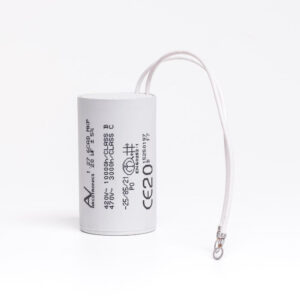 Kondens. 20 uf Koral 0,75 kW/1 hk L 62 mm m/fast kabel