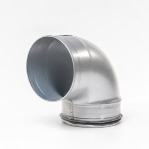 Ventilation´s bøjning 90 gr. ø 100 MUF/NIP.  f. affugter