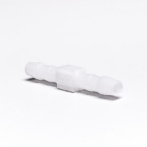 Slangstos, samlare. Vit pvc. t/röd PN-slang.