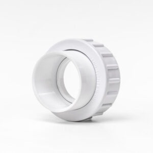 Pumpanslutning, vit PVC, 50 mm
