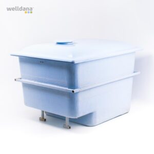 Teknikbox t. nedgrävning 141 x 84 x 71 cm/glasfiber